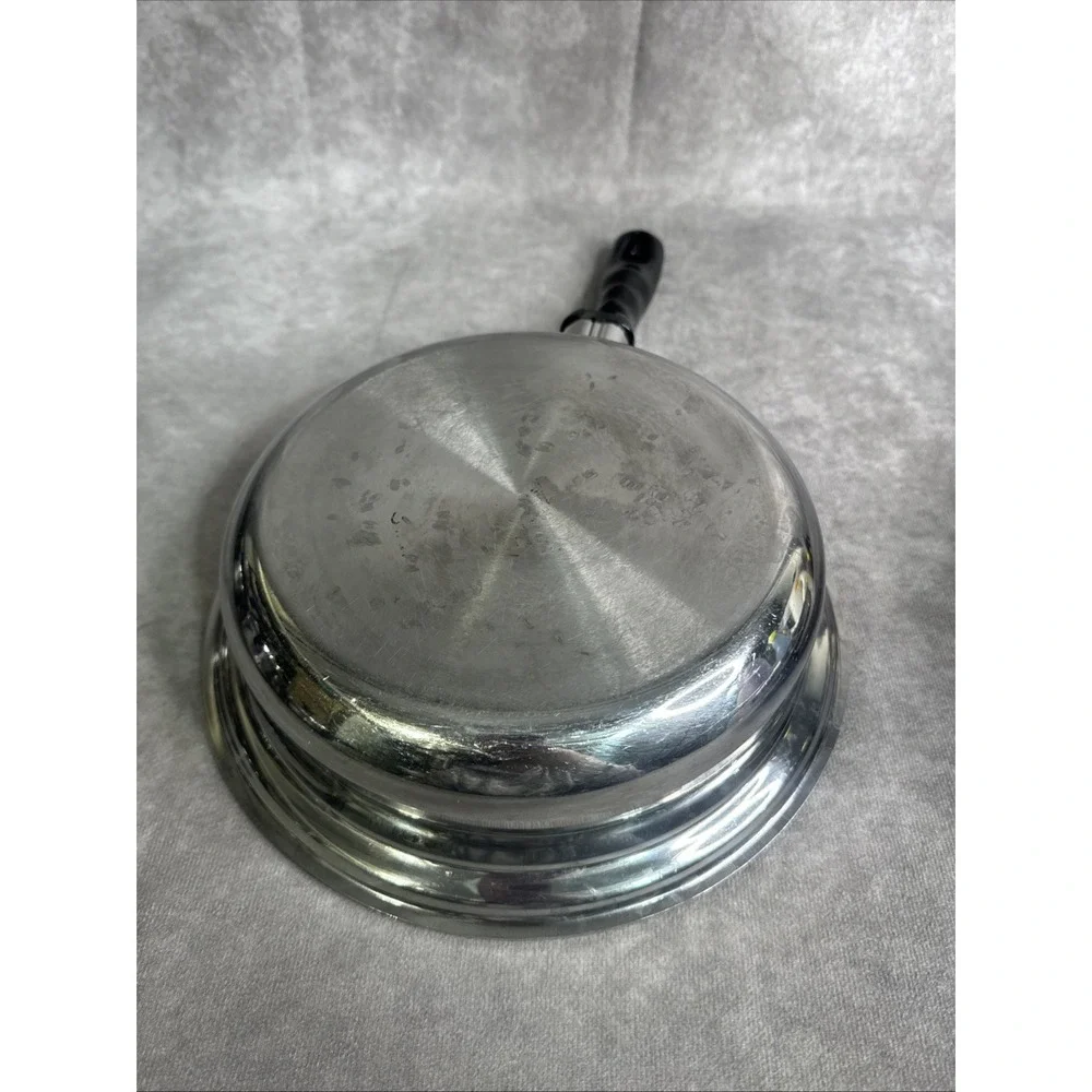Kitchen Craft West Bend 8 Inch Skillet With Lid‎ 53095 Stainless